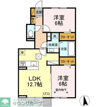 ル・グランIIIの物件間取画像